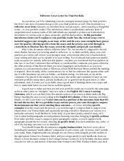 I was able to learn a lot about various topics, as well as how to look up my topics. 101 Reflective Cover Letter For Final Portfolio Reflective Cover Letter For Final Portfolio As You Know Youll Be Submitting Your Two Strongest Revised Course Hero