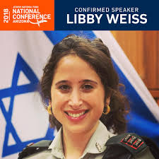 Don't miss out! Libby Weiss is a CONFIRMED speaker for our 2018 National  Conference. Libby Weiss has served the IDF Spokesperson's Unit as head of  international social media, head of the North