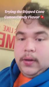 Wienerschnitzel Dipped Ice Cream Cotton Candy