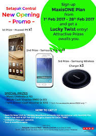 If you want a smartphone with a brilliant, and innovative camera, then you must consider the new huawei p9. Yes S Setapak Central New Opening Promo Sign Facebook