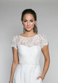 Tonya T Shirt Heidi Elnora Wedding Dress Cap Sleeves Lace Wedding Dress Topper Dress Topper