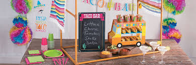 Here's how i plan a taco bar party, plus my taco bar checklist! Taco Bar Supplies Oriental Trading