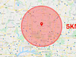 Select a radius of any value from 25 to 500 miles using the slider. This Website Works Out Your 10km Radius Overlap With Your Friends