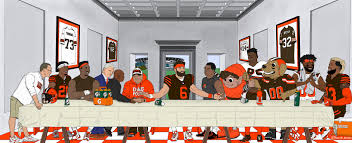 Tons of awesome cleveland browns wallpapers to download for free. Completed Cleveland Browns Last Supper Wallpaper Browns
