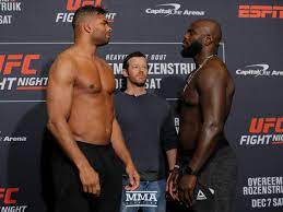 The fighters met in the main event clash where the former ufc heavyweight challenger dominated the first twenty minutes of the fight. Ufc On Espn 7 Results Overeem Vs Rozenstruik Mma Fighting