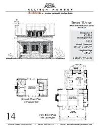 River House 1035 Sq Ft Allison Ramsey Architects House Plans In All Styles For All Regions Cottage Floor Plans River House Empty Nester House Plans