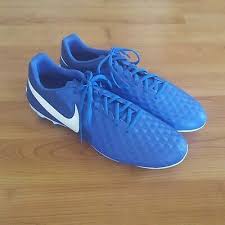 Advertisement Ebay Nike Men S Size 10 Tiempo Legend 8 Academy Fg Blue White Soccer Cleats Nike Men Soccer Cleats Nike