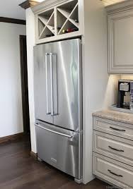 Full Depth French Door Kitchenaid Refrigerator Kitchen Aid Appliances Beautiful Kitchen Cabinets Kitchen Remodel