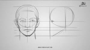 How To Draw A Male Face Front And Side View Face Profile Male Face Male Profile