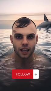 Vladimir Popov Shark Attack from Dock