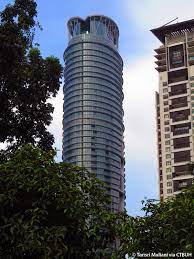 Typical plan of the tower forms an oval shape that takes inspiration from the oil palm fruit seed, a nod to felda's leading global agribusiness. Menara Felda Platinum Park The Skyscraper Center