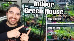 If you're looking for simple diy greenhouse plans or ideas to build one in your garden, read this! How To Setup An Indoor Mini Greenhouse Vivarium House Plants Youtube