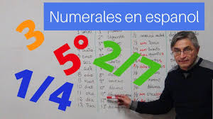Numerales En Espanol Youtube Ejercicios online para aprender español.
