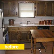 Find the best kitchen remodel ideas right here. Kitchen Before After A 1970s Kitchen Goes Contemporary For Under 10k Kitchn