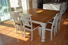 Love This Table Farmhouse Table Plans Farmhouse Style Kitchen Table Modern Square Dining Table