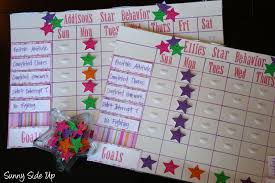 star behavior charts re born chore chart kids star