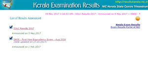 Kerala Board 12th Hsc Result 2017 Keralaresults Nic In Dhsekerala Gov In Dhse Class 12th 2 Exam Result 2017 Vhse To Be Declared Today On May 15 On Results Kerala Nic In