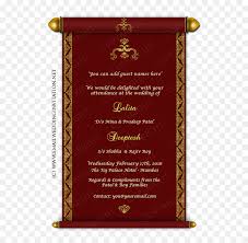 Wedding invites and wedding anniversary invitation cards are one of those things you just don't want everyone to have equal access to. Thumb Image Wedding Invitations Templates Indian Hd Png Download Vhv