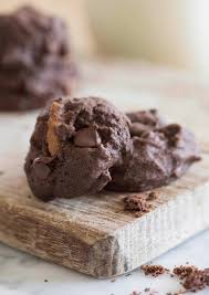 Blend in the cocoa and add baking soda, salt and blend well. Double Chocolate Chip Cookies Preppy Kitchen