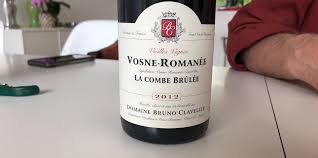 Bruno Clavelier Vosne Romanee La Combe Brulee 2012