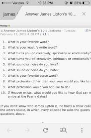 James Lipton Questions This Or That Questions Book Quotes Favorite Words