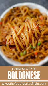 Chinese Style Bolognese Vegan Pasta Recipe Recipe In 2021 Pasta Recipes Recipes Vegan Pasta Recipes