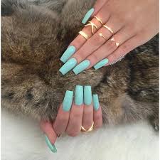 Buy the best and latest aqua acrylic nails on banggood.com offer the quality aqua acrylic nails on sale with worldwide free shipping. Aqua Coffin Nails Acrylic Nails Coffin Short Teal Nails Nails