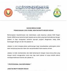 Pengarang :dato' paduka sheikh abdul majid bin mohd nor. Berita Rtm No Twitter 5 Julai Jabatan Mufti Negeri Kedah Ingatkan Semua Pihak Agar Tidak Gunakan Nama Atau Logo Rasminya Tanpa Dapat Kebenaran Bertulis Jabatan Mufti Turut Berterima Kasih Kepada Semua