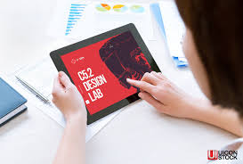 Download Modern Digital Tablet Mockup Free Design Resources