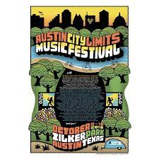 Named after the venerable pbs series, the austin city limits festival heads into its second decade stronger than ever. 2010 Acl Festival Commemorative Poster Concert Poster Design Music Festival Poster Festival Posters