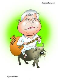 Lalu Prasad Caricatures By Indian Cartoonist K V Gautam Cartoonist Caricature Caricature Drawing
