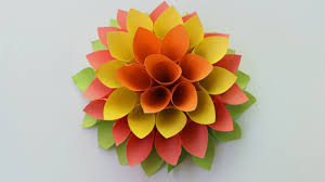For this flower, you will need 2 6x6 squares of origami paper and tape. How To Make Paper Origami Flowers Paper Flowers For Beginners Youtube
