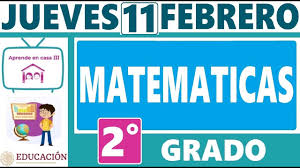 Libro de matematicas 6 grado contestado pagina 104 ala 110. Matematicas Segundo Grado Secundaria Jueves 11 De Febrero 2021 Aprende En Casa 3 Youtube