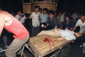 Bodies and bicycles lie crushed beside pedestrian barriers after tanks rolled through tiananmen square june 4, 1989. At Least 10 000 People Died In Tiananmen Square Massacre Secret British Cable From The Time Alleged The Independent The Independent