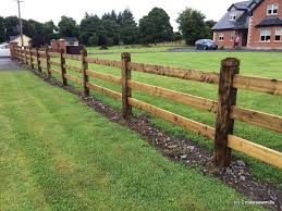 The split rail fence was one of the earlier kinds of fencing used and it is still a very popular fencing style among homeowners. Mortice Fence Using 1 8m X 150mm X 150mm Posts And 4 8m X 150 X 44 Rails Pressure Treated Post Centres Are Wood Fence Design Landscape Timbers Backyard Fences