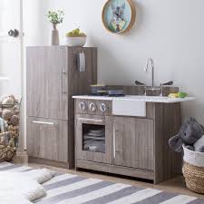 Teamson Kids Rustic Woodland Play Kitchen From Hayneedle Com Play Kitchen Kids Play Kitchen Play Wood