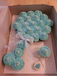 When publishing this baby shower cakes with cupcakes, we can guarantee to inspire you. Baby Rattle Cupcake Cake Baby Shower Cupcake Cake Baby Rattle Cupcakes Baby Shower Cupcakes