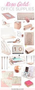 The Ultimate List Of Rose Gold Office Supplies Desk Accessories Glossy Belle Work Desk Decor Office Supplies Desk Accessories Gold Office Supplies
