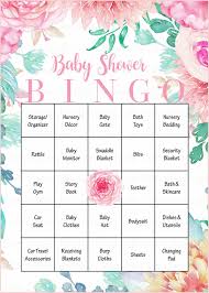 Free Printable Bridal Shower Bingo Card Template Floral Baby Bingo Cards Printable Download Prefilled Spring Baby Shower Game For Girl Pink Floral Bridal Bingo Bridal Shower Bingo Spring Baby Shower