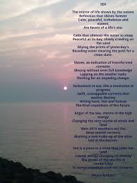 Poem I Wrote As A Teenager Sea Poems Reflection Storytelling