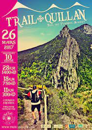 5km / 10km / trail de la massane 20km / trail des deux tours 36km (nouveau parcours) courses enfants randonnée au programme de la 6e édition : Affiche Du Trail Quillan 2017 Trail Quillan