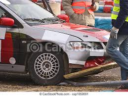 Three new murcielagos came from the bologna factory to be tested by future owners. Rally Car Crash Detail Of An Car Accident During A Car Race Canstock