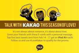 Have A Happy Hearts Day The Kakao Talk Style And Win An Ipad Air Raincheck Happy Hearts Day Happy Heart Heart Day
