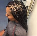 65 Cool Triangle Box Braids That Are So Convenient