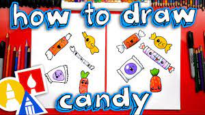 Found 12 free snacks drawing tutorials which can be drawn using pencil, market, photoshop, illustrator just follow step by step directions. How To Draw Candy For Halloween Youtube