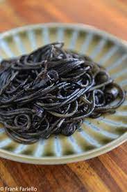 Spaghetti Al Nero Di Seppia Spaghetti With Squid Ink Memorie Di Angelina Recipe Cooking Sicilian Recipes Italian Comfort Food