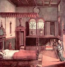 Reve De Sainte Ursule Cycle De La Vie De Sainte Ursule Carpaccio 1490 Scuola Degli Storia Della Pittura Dipinti Rinascimentali Dipingere Idee