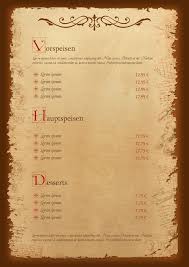 Speisekarten Vorlagen Tipps Und 95 Kostenlose Mustermenus