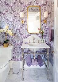 35 Best Purple Bathroom Ideas Bathroom Wallpaper Purple Purple Bathrooms Interior