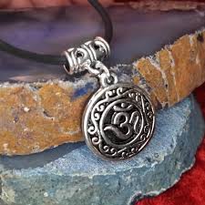 Om Necklace Shungite Necklace Jewelry Etsy Shungite Om Necklace Healing Pendant